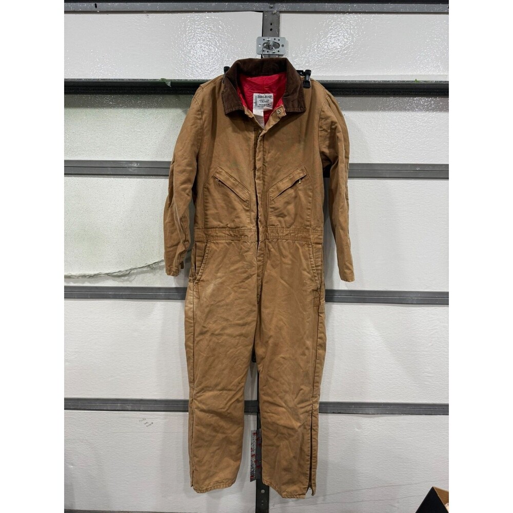 Vintage Walls Zero-Zone Insulated Coveralls Brown Mens Size XL 46-48 EUC Nice!